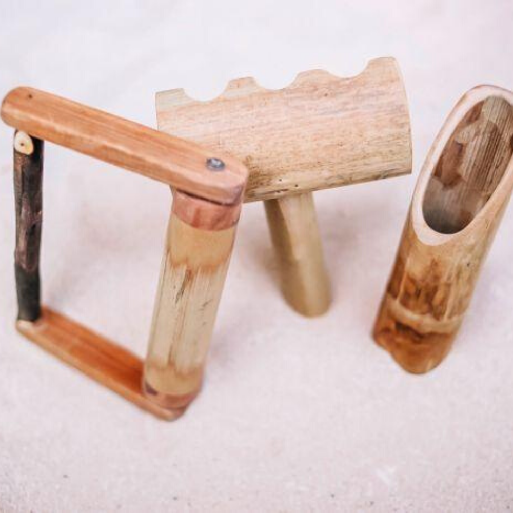 Bamboo Sand Play Set Natural Toys Inquisitive by Nature