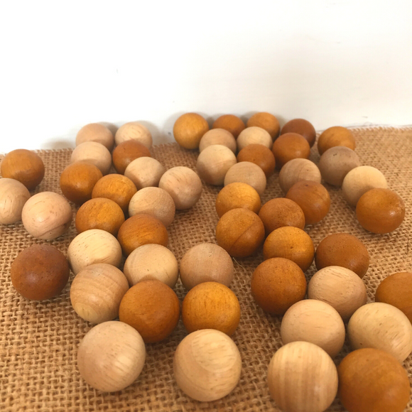 Two Tone Wooden Balls