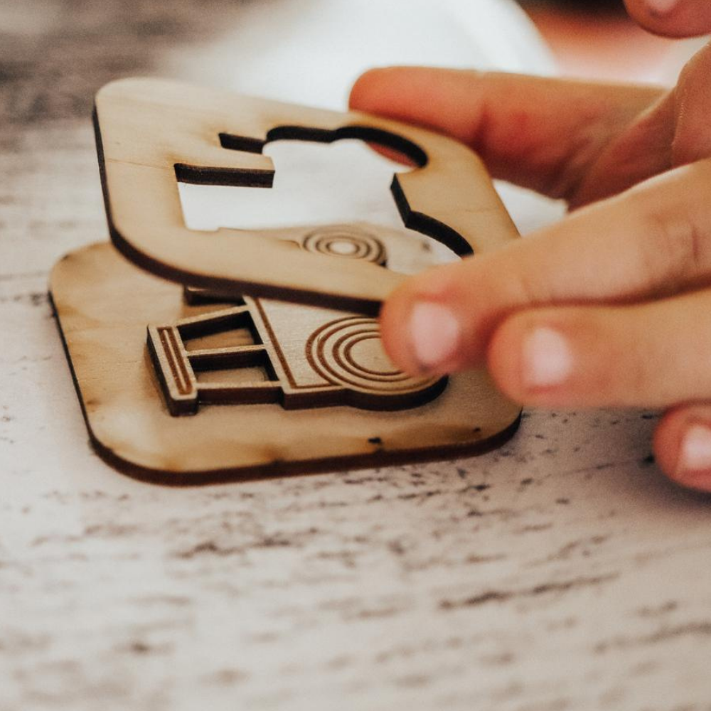 Wooden Stampers Set - Transport