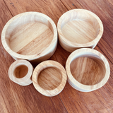 Natural Stacking Bowls