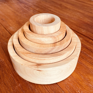 Natural Stacking Bowls