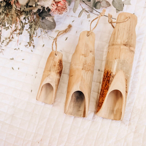 Bamboo Scoop Set