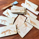 Dinosaur Dig Fossil Card Set