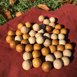Two Tone Wooden Balls