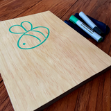 Wooden Dry Erase Board