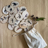 Wooden Magnets Set - Dinosaurs