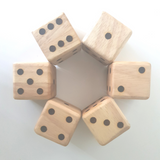 CLEARANCE Wooden Dice Set