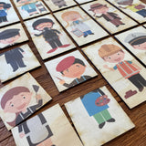 CLEARANCE Wooden Puzzle Set - Workers & Wheels