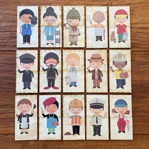 CLEARANCE Wooden Puzzle Set - Workers & Wheels
